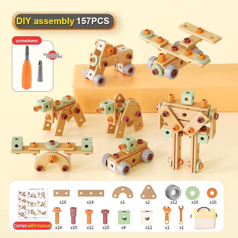 Children'S Screw Toys Baby Children'S Screw Nut Combination Disassembly And Assembled Educational Assembled Toys For Men And Women - Image 1